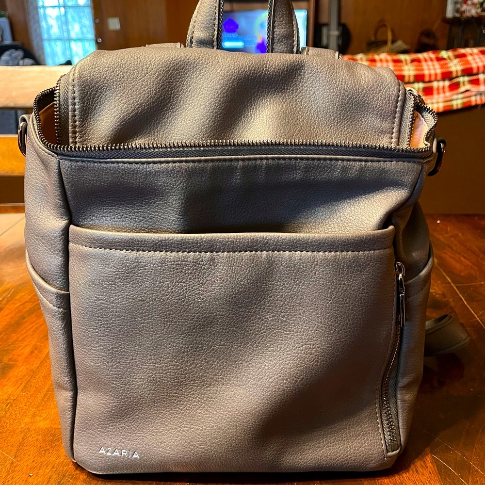 Azaria charcoal with gunmetal hardware petite